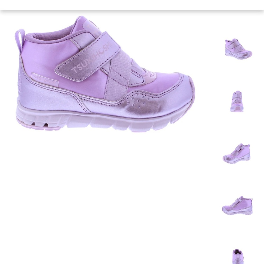 Tsukihoshi waterproof boots. Size 7. Purple.